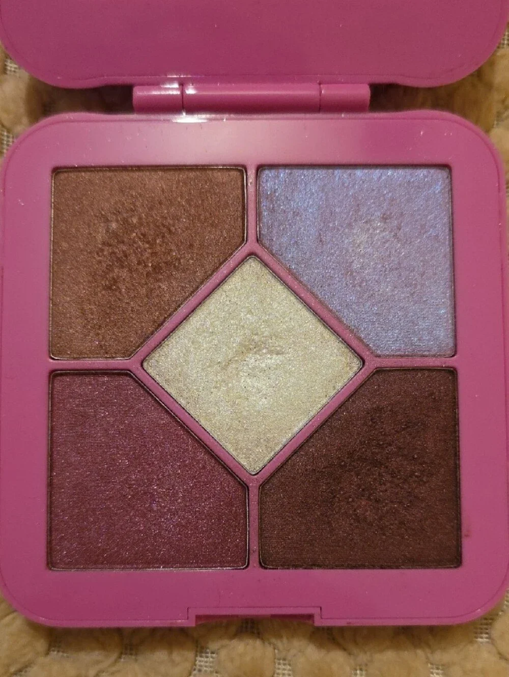 Lime Crime Hot Pink Bow Compact Case- Pre-Owned